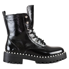 Bestelle Muncitori negri cu perle negru Bestelle Muncitori negri cu perle negru