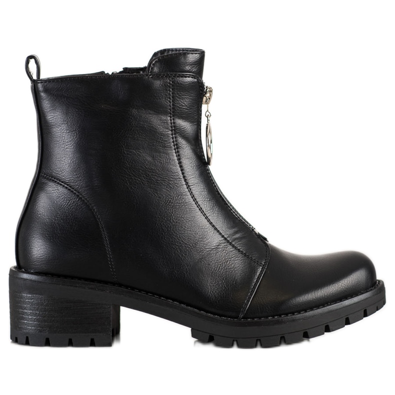 Lucky Shoes Muncitori ocazionali pe un glisor negru