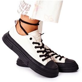 Adidași calzi pentru femei GOE II2N4036 Alb negru
