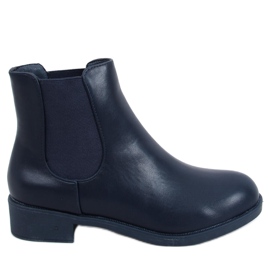 BM Cizme Chelsea clasice pentru femei bleumarin 6217 Navy albastru BM Cizme Chelsea clasice pentru femei bleumarin 6217 Navy albastru