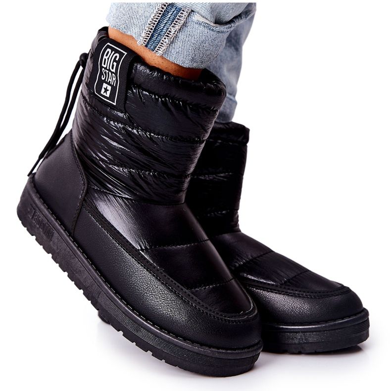 Cizme de zăpadă pentru femei Big Star II274120 Negru