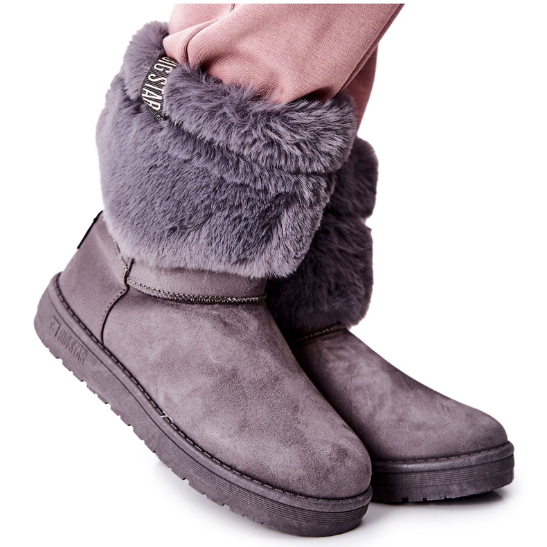 Cizme de zăpadă pentru femei Big Star II274128 Gri Cizme de zăpadă pentru femei Big Star II274128 Gri