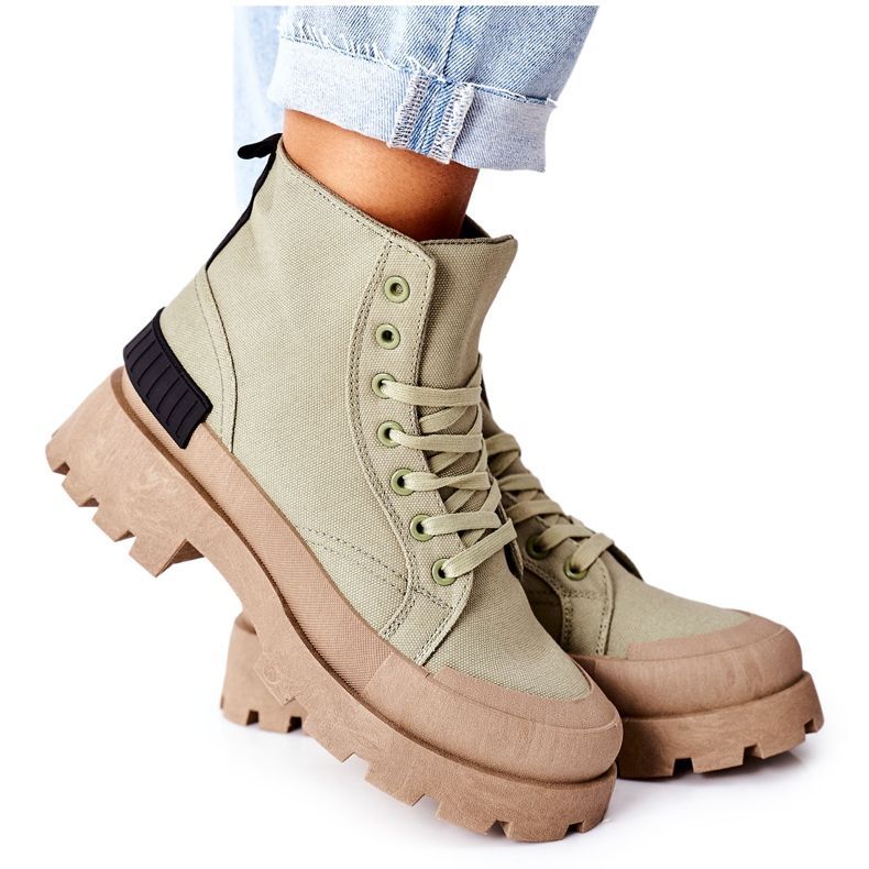 PS1 Cizme de Dama Verde Orice