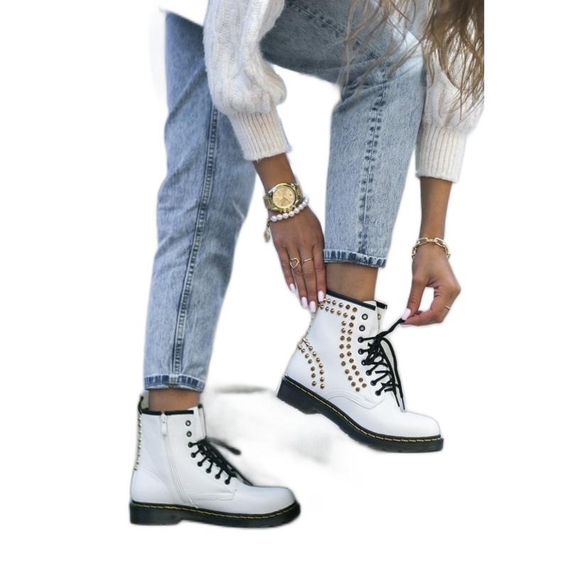 Genti cu țesătură albă de jder