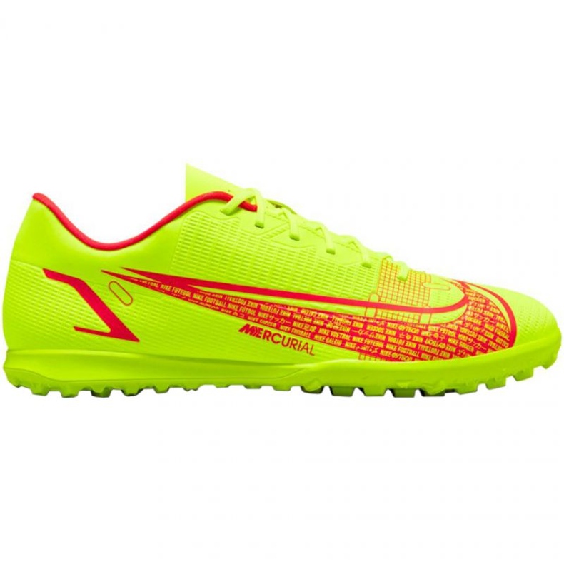 Pantofi de fotbal Nike Mercurial Vapor 14 Club Tf M CV0985 760 galben galbeni Pantofi de fotbal Nike Mercurial Vapor 14 Club Tf M CV0985 760 galben galbeni