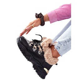 Încălțăminte sport izolată pentru femei, Heart Beats negru