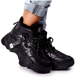 Adidași negri calzi pentru femei Cizme de zăpadă Kaphia negru Adidași negri calzi pentru femei Cizme de zăpadă Kaphia negru