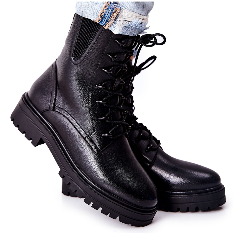 Cizme Muncitori Izolați Sergio Leone Negru TR756