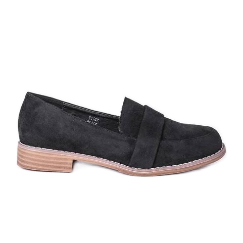 Lorzi negri pe toc plat Georgia negru