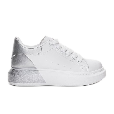 Pantofi sport albi cu partea superioară Silver Run Pantofi sport albi cu partea superioară Silver Run