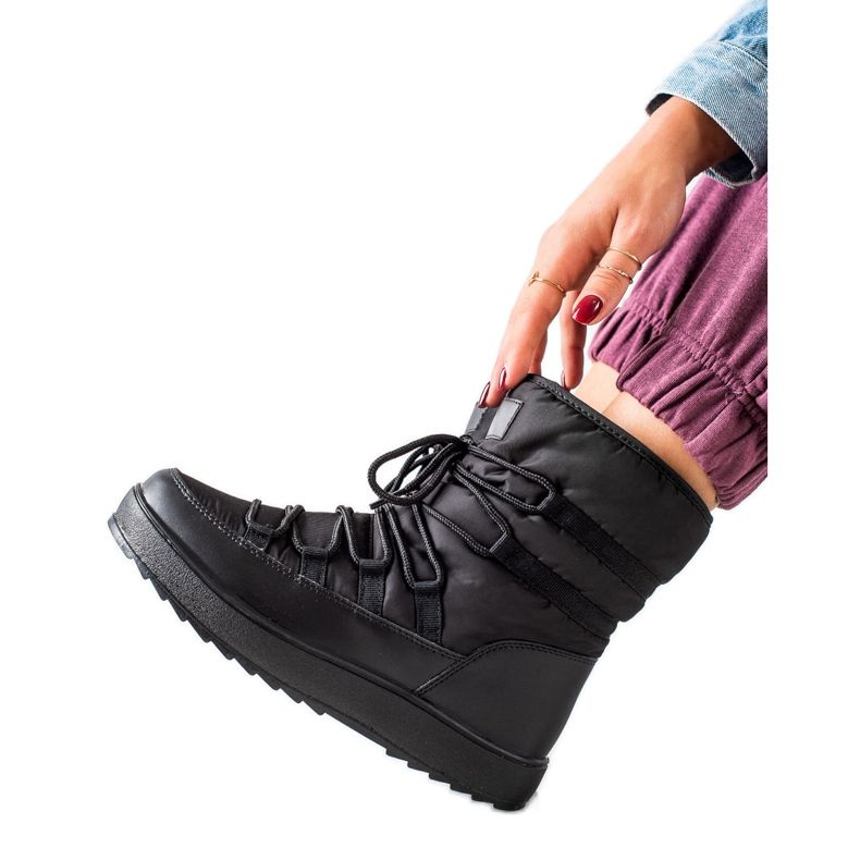 S. BARSKI Cizme confortabile de zăpadă de S.BARSKI negru