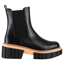 Seastar Cizme Chelsea pe platforma modei negru Seastar Cizme Chelsea pe platforma modei negru
