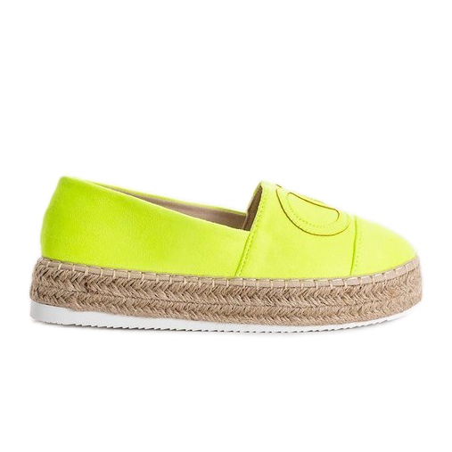 Espadrile Pretty Woman verde neon