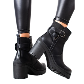Renda Cizme casual cu platformă negru