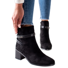 Seastar Ghete clasice din piele intoarsa negru Seastar Ghete clasice din piele intoarsa negru