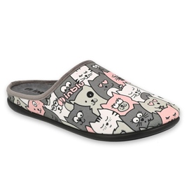 Pantofi de damă Befado 155D200 roz gri Pantofi de damă Befado 155D200 roz gri