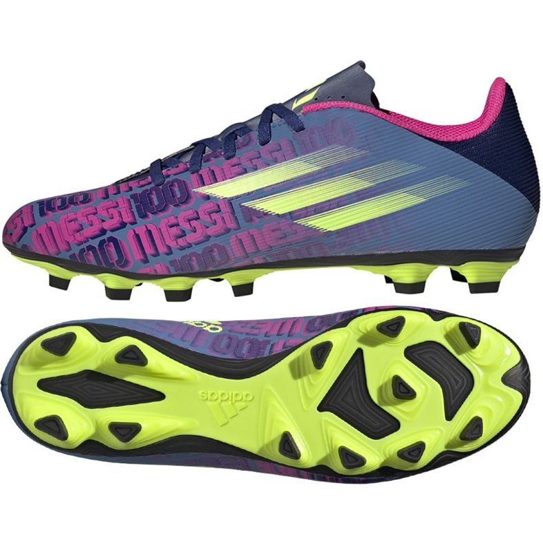 Ghete de fotbal Adidas X Speedflow Messi.4 FxG M FY6923 bleumarin multicolor albastru marin Ghete de fotbal Adidas X Speedflow Messi.4 FxG M FY6923 bleumarin multicolor albastru marin
