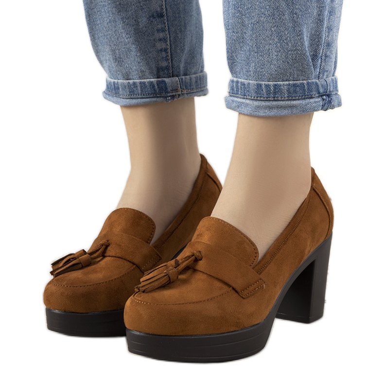 Mocasini maro pe post Himmel