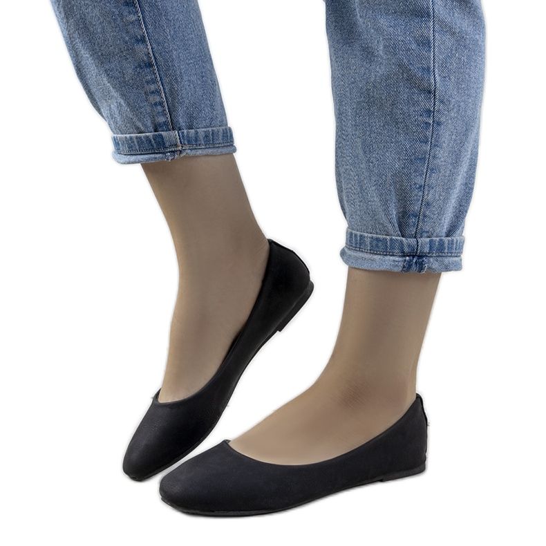 BM Balerini clasice de dama Black Charpie negru