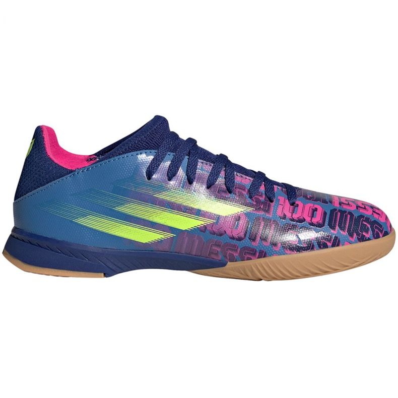 Cizme de fotbal Adidas X Speedflow Messi.3 In Jr FY6901 multicolor albastru Cizme de fotbal Adidas X Speedflow Messi.3 In Jr FY6901 multicolor albastru