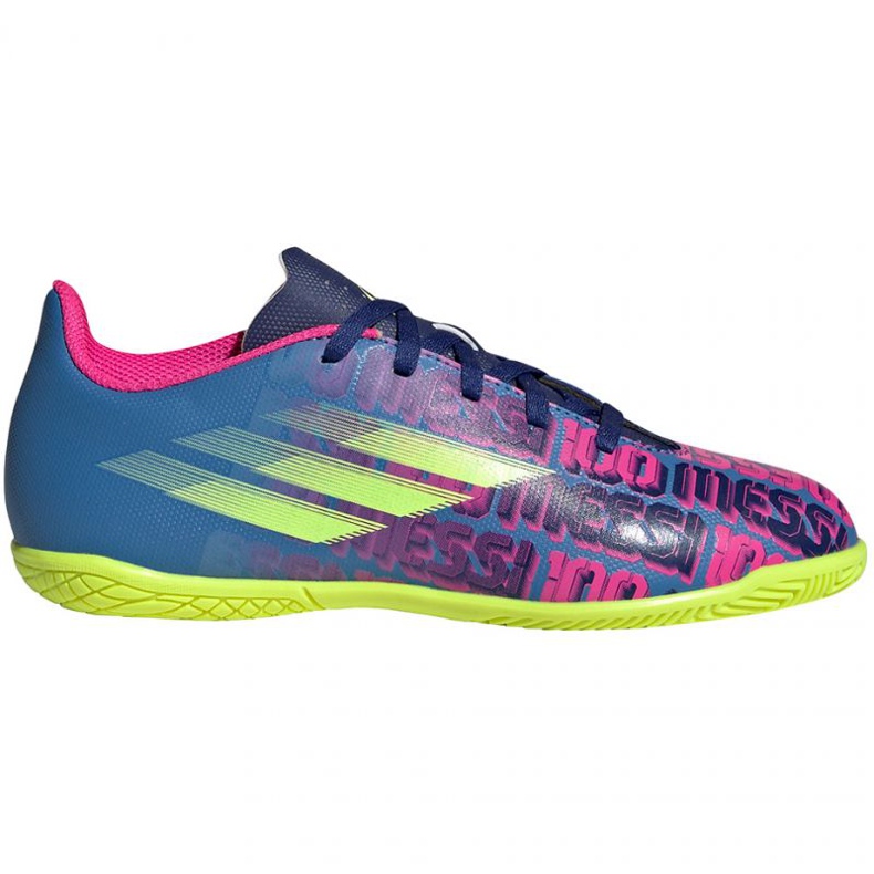 Ghete de fotbal Adidas X Speedflow Messi.4 In Jr FY6914 multicolor albastru Ghete de fotbal Adidas X Speedflow Messi.4 In Jr FY6914 multicolor albastru