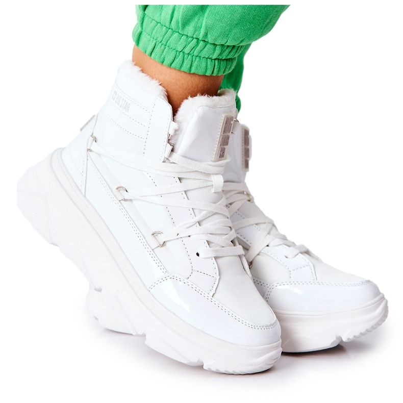 Cizme de zăpadă calde Big Star II274463 Alb