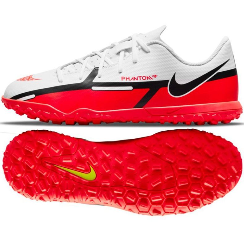 Pantof de fotbal Nike Phantom GT2 Club Tf Jr DC0827 167 multicolor alb