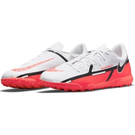 Pantof de fotbal Nike Phantom GT2 Club Tf M DC0821 167 alb, roșu, multicolor alb