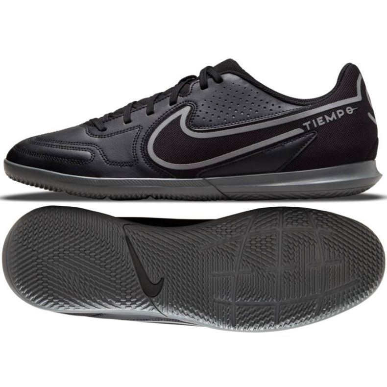 Pantofi de fotbal Nike Tiempo Legend 9 Club Ic M DA1189 004 negru negru