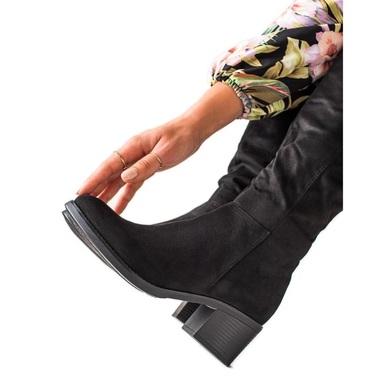 Cizme negre VINCEZA negru