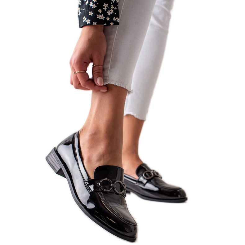 Goodin Mocasini lăcuți negru