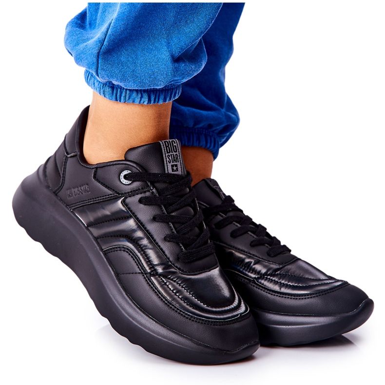 Încălțăminte sport de damă Memory Foam Big Star II274332 Negru Încălțăminte sport de damă Memory Foam Big Star II274332 Negru