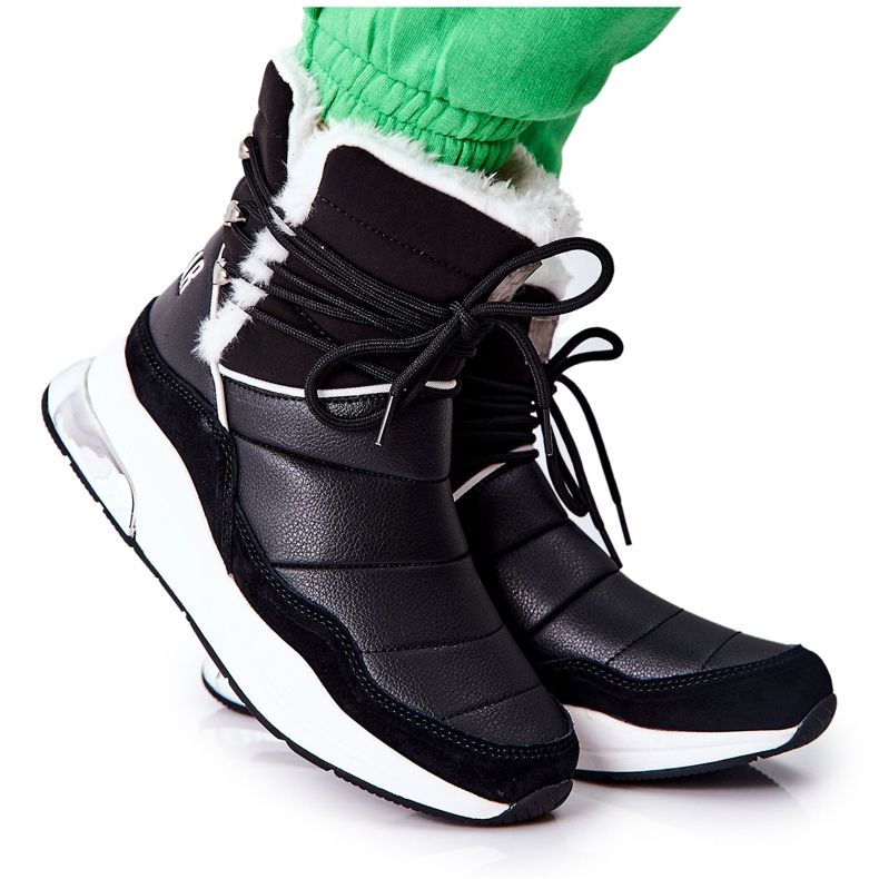 Ghete de zăpadă înnodate Big Star II274279 Negru