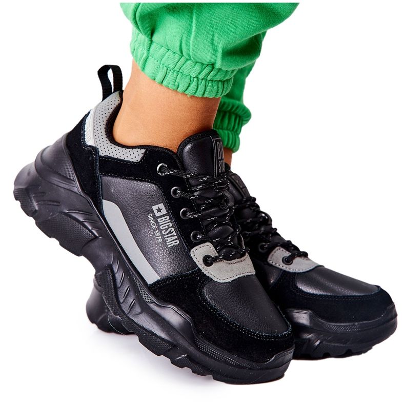 Încălțăminte sport Adidași Big Star II274285 Negru