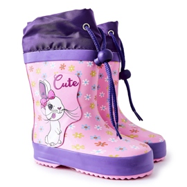 Copii galbeni de cauciuc roz Hekamna Rabbit