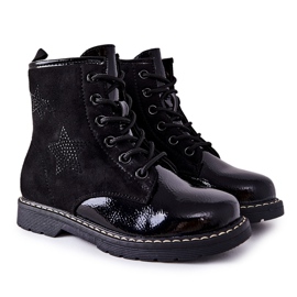 Vinceza Cizme pentru copii Black Gander negru Vinceza Cizme pentru copii Black Gander negru