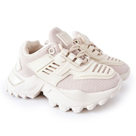FR1 Adidași pentru copii Jasno Beżowe Freak Out bej FR1 Adidași pentru copii Jasno Beżowe Freak Out bej