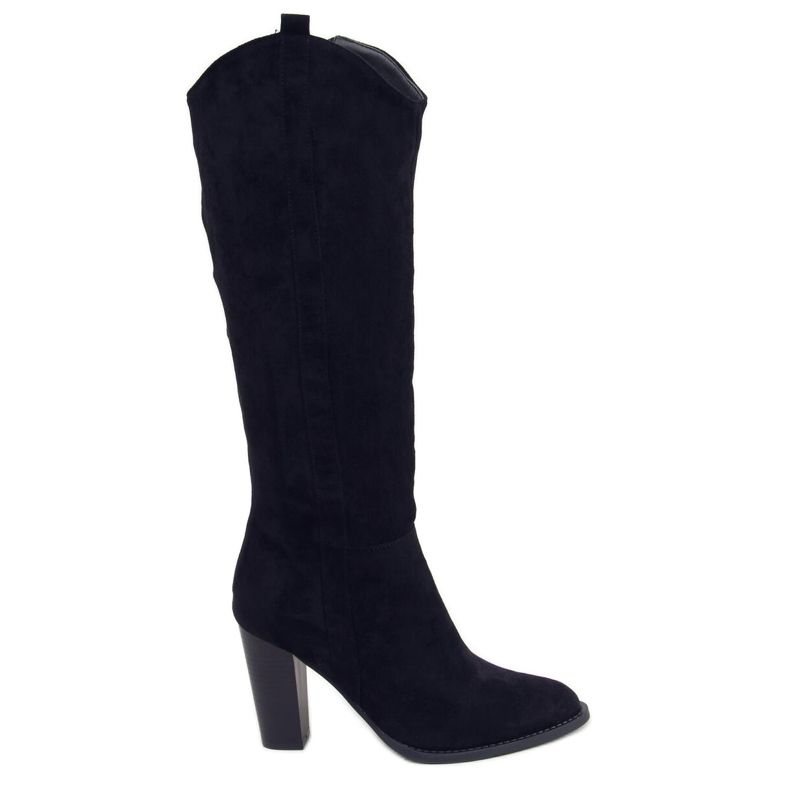 Cizme clasice pe post negru UK07P Negru