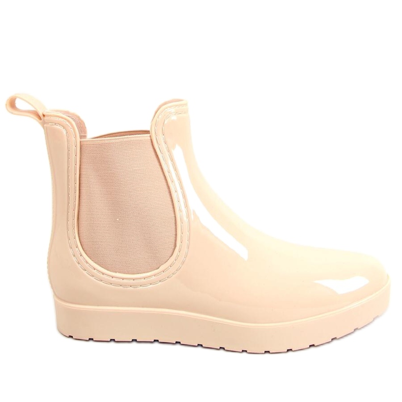 Cizme Galoshes Jodhpur Lubu Beige bej