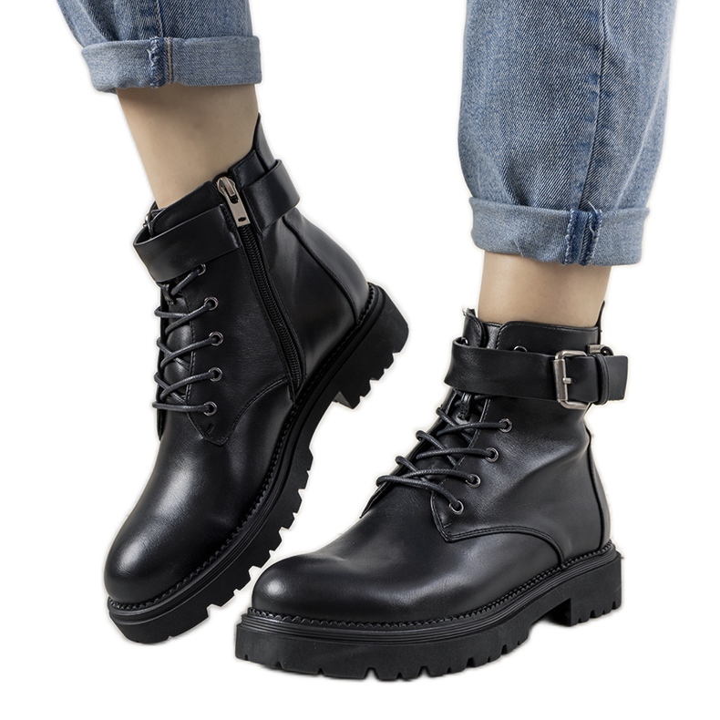 Cizme dama negre Cross Jeans Amadis negru