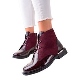 Cizme burgundă de la Sergio Leone claret Cizme burgundă de la Sergio Leone claret