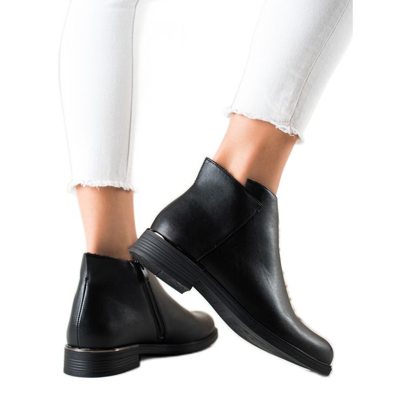 Cizme izolate clasice de Sergio Leone negru Cizme izolate clasice de Sergio Leone negru