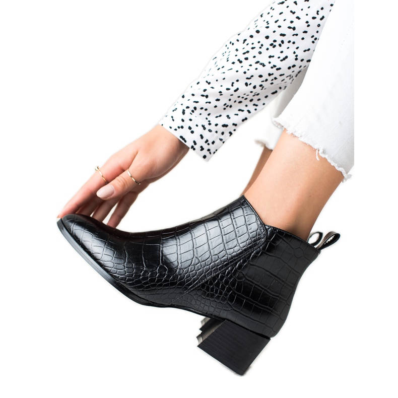 Filippo Cizme casual cu toc înalt negru