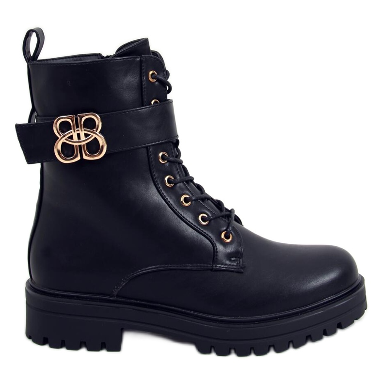 Ghete militare Vicky Black negru Ghete militare Vicky Black negru