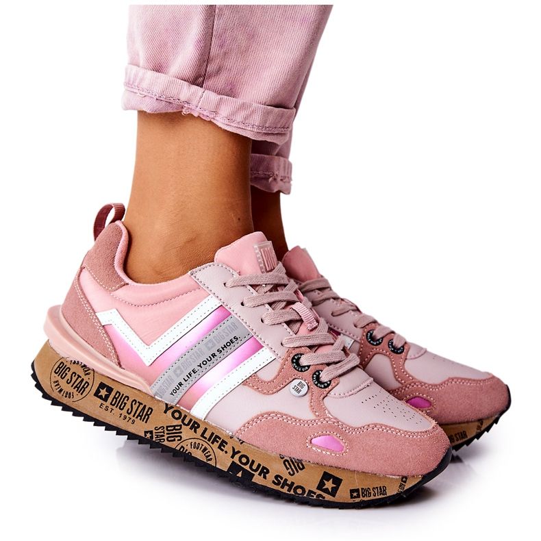 Încălțăminte sport de damă Big Star II274298 Roz