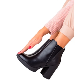 Super Mode Cizme negre calde negru Super Mode Cizme negre calde negru