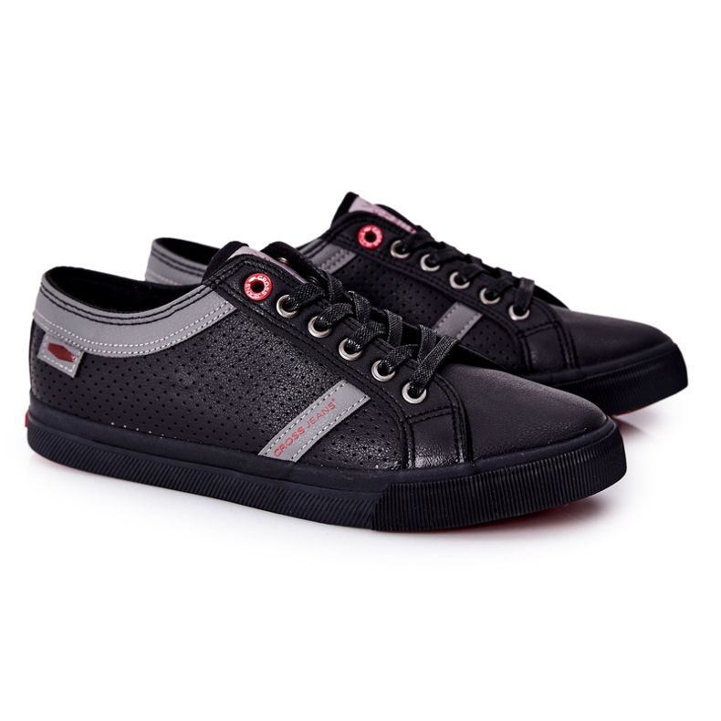 Tenisi bărbați Cross Jeans II1R4004C Negru