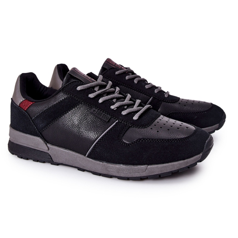 Pantofi sport pentru bărbați Memory Foam Big Star Black II174084 negru