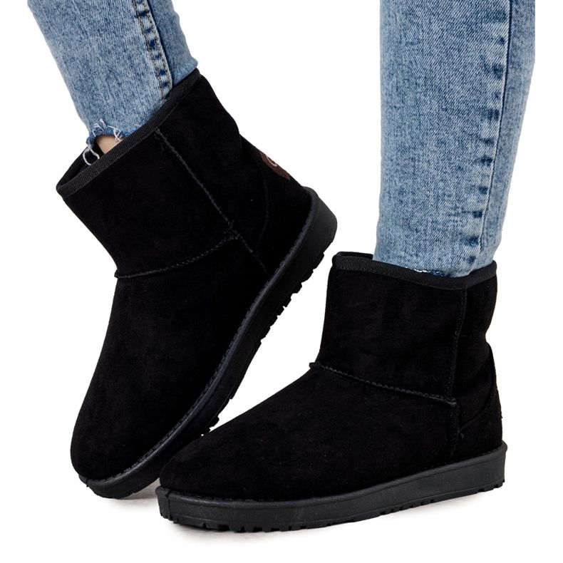 BM Cizme negre de zăpadă pentru femei de la Nanna negru BM Cizme negre de zăpadă pentru femei de la Nanna negru