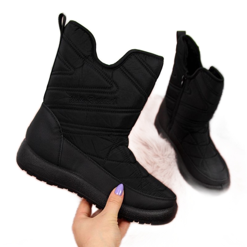 Cizme de zăpadă impermeabile News W EVE309A negru